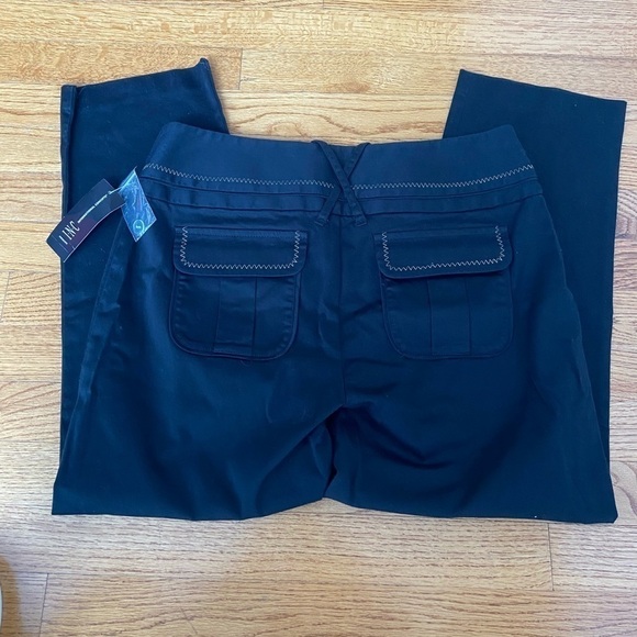 INC International Concepts Black Women’s Career Size 10 Black Pants Straight Leg - Picture 4 of 6